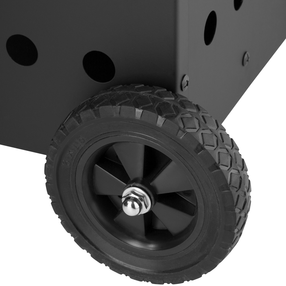 tectake Steel Wagon Log Holder Image 6