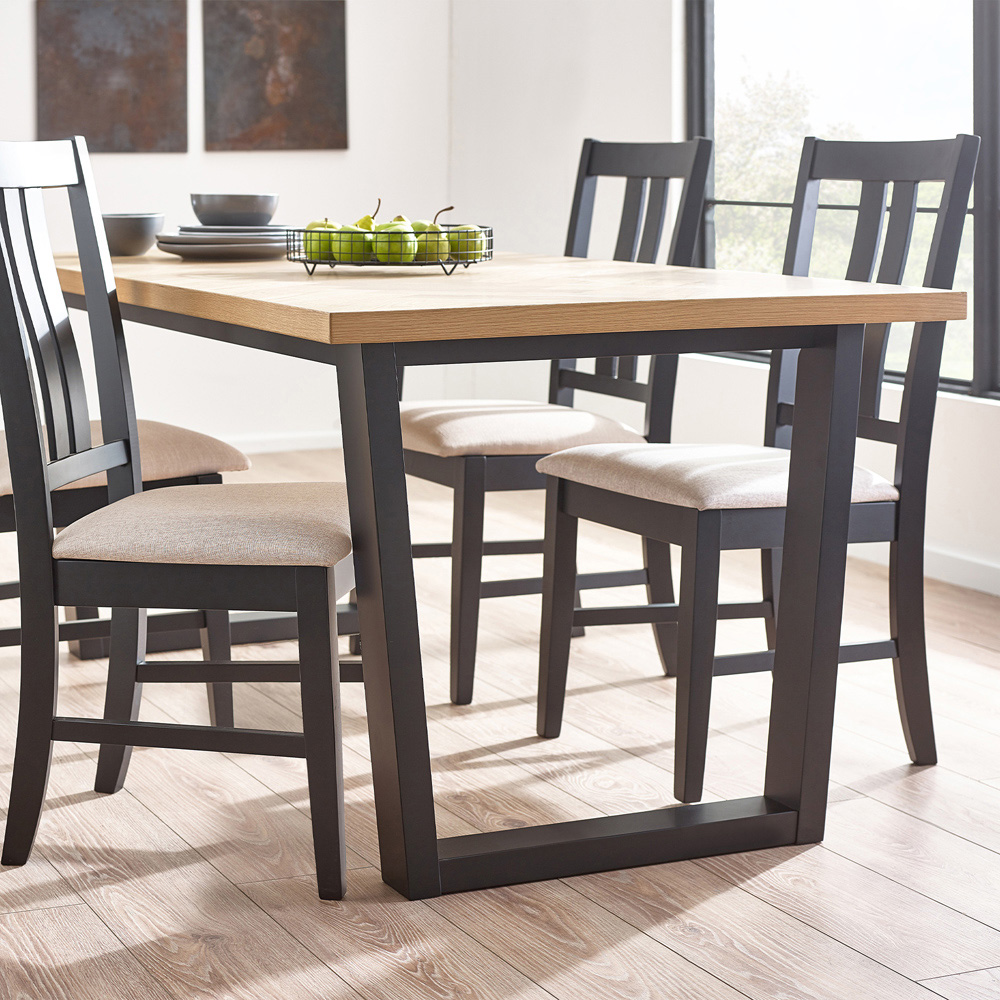 Julian Bowen Hilton 4 Seater Dining Table Image 7