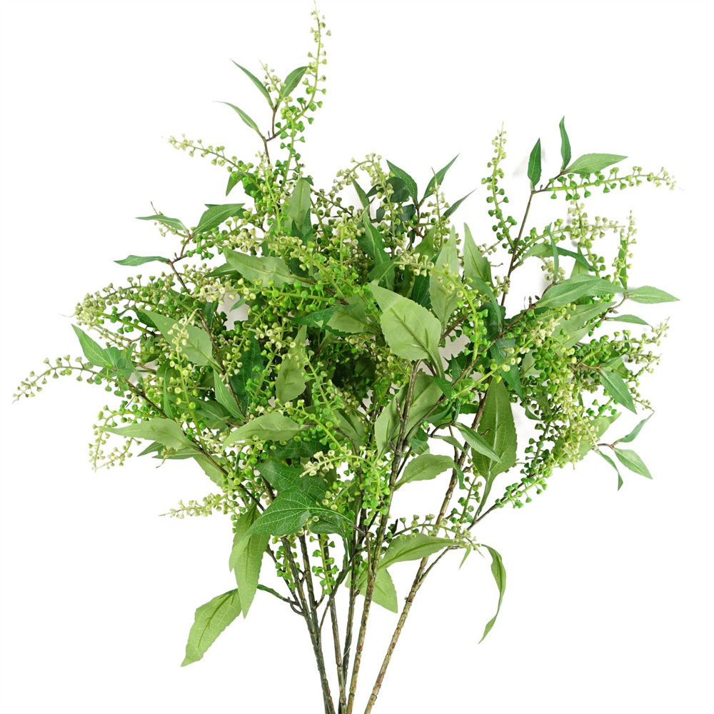 Leaf Green Artificial Foliage Spray 85cm 6 Pack Image 3