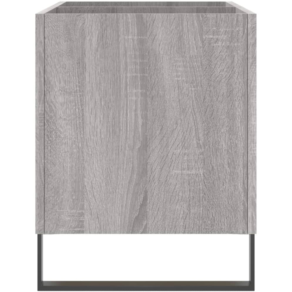 vidaXL Grey Sonoma Record Cabinet Image 5