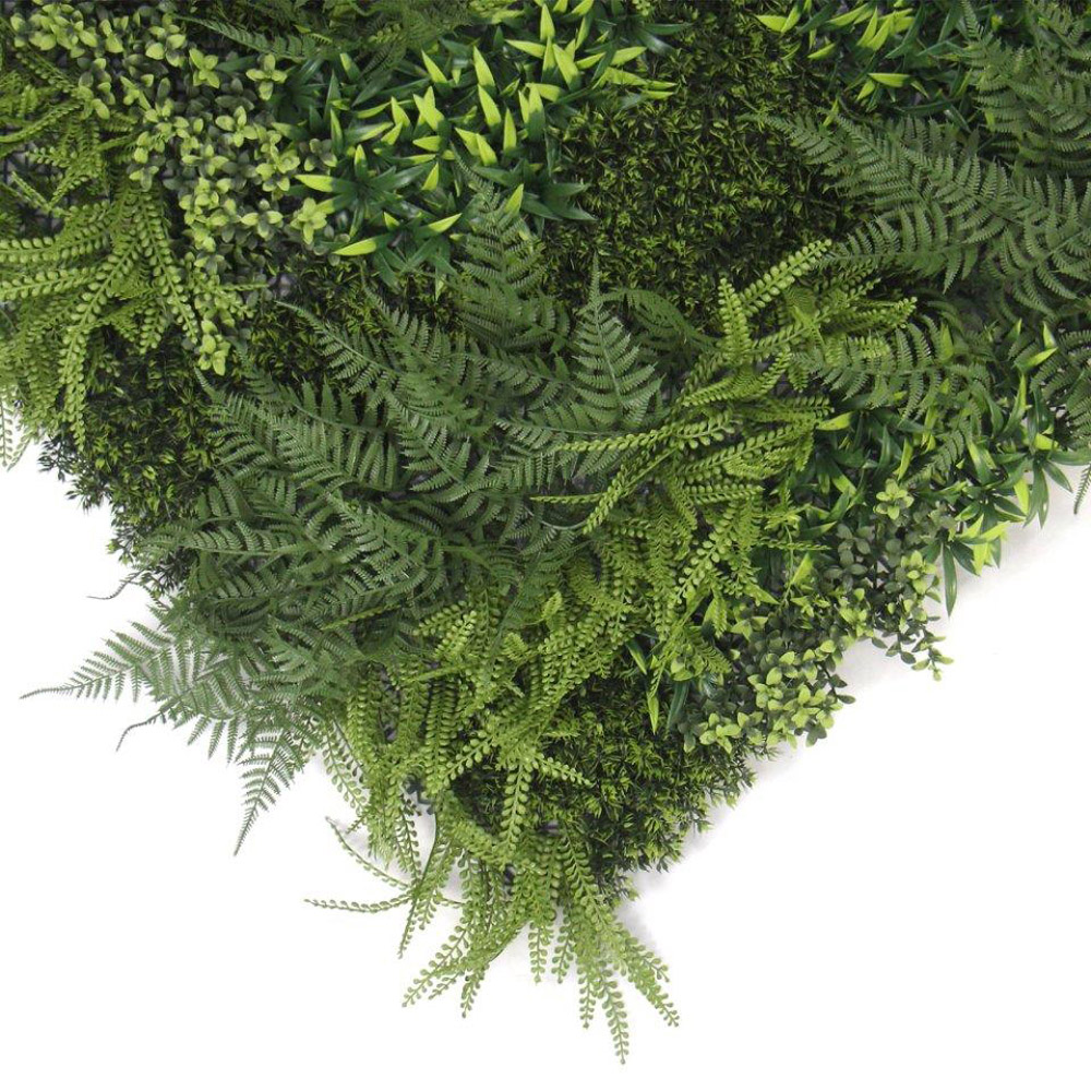 Leaf Green Fern Artificial Wall Panel 3 x 3ft Image 2