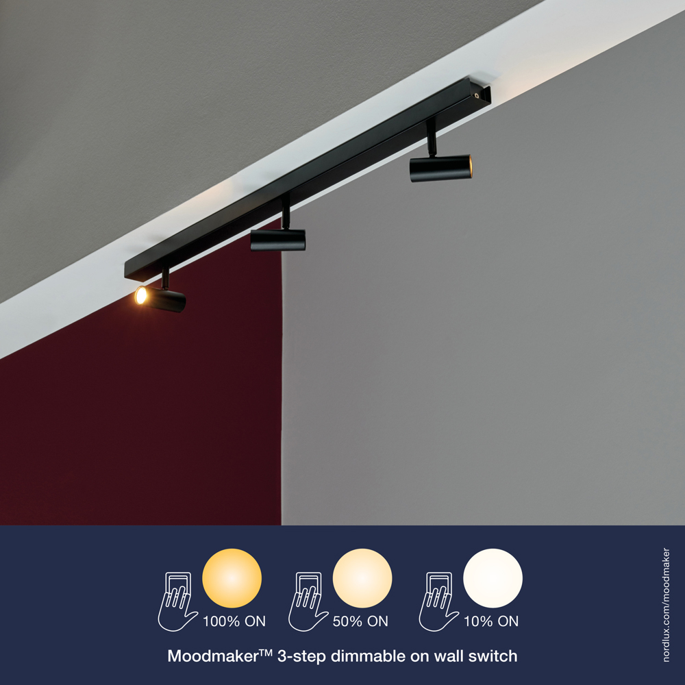 Nordlux Omari 3 Spot Black Spot Light Image 4