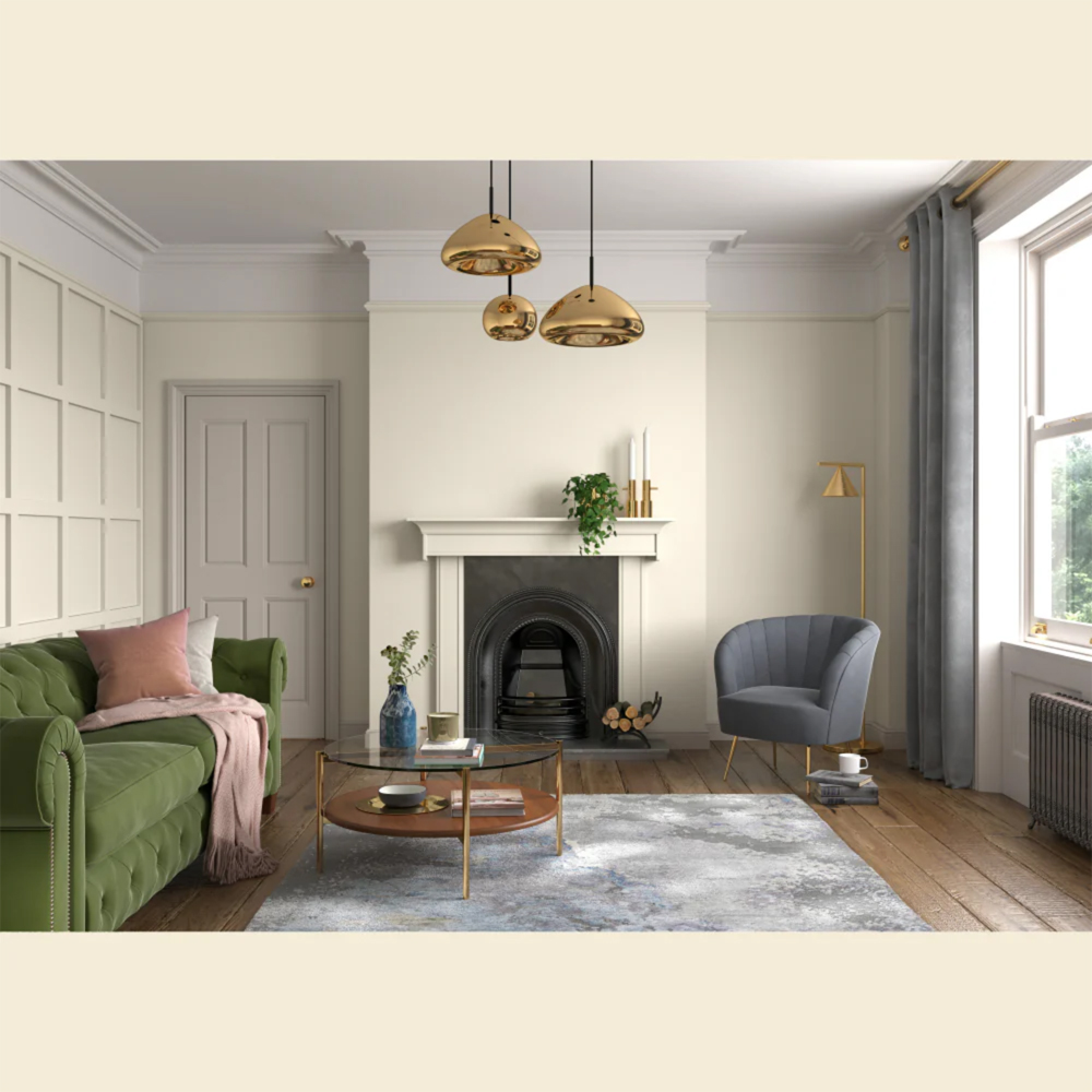 Dulux Heritage Walls and Ceilings Fresh Flour Velvet Matt Emulsion Paint 1L Image 4
