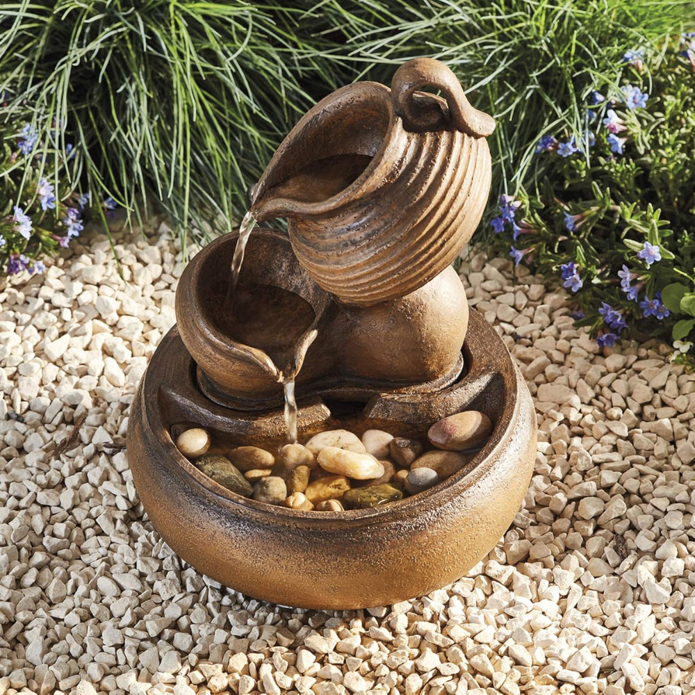 Serenity Tipping Pots Water Feature Image 3