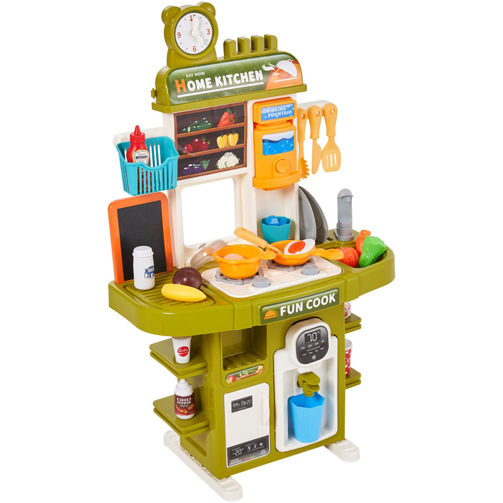 Tommy Toys 50 Piece Kids Kitchen Play Set with Smoke Sound and Light Image 2