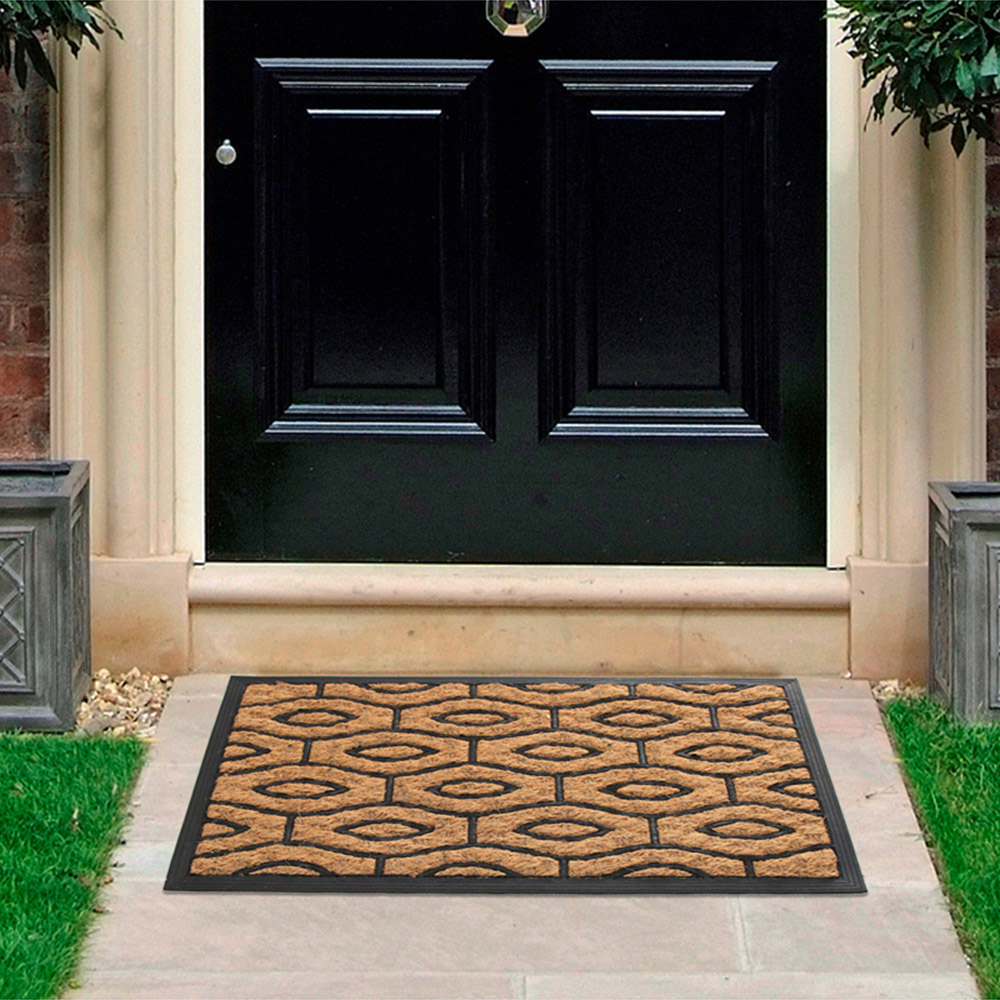 Coco & Coir The Kaleidoscope Coir Door Mat 45 x 75cm Image 2