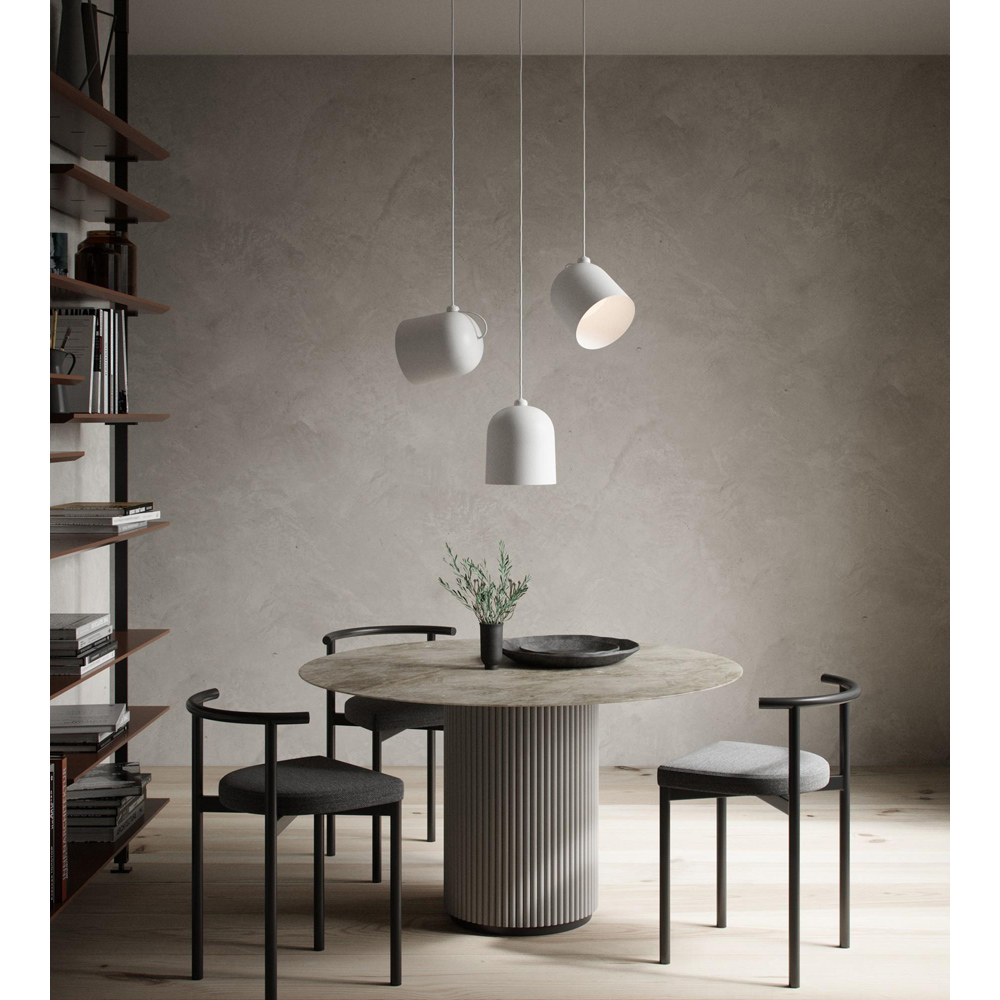 Nordlux Angle E27 8 inch White and Telegrey Adjustable Pendant Light Image 6