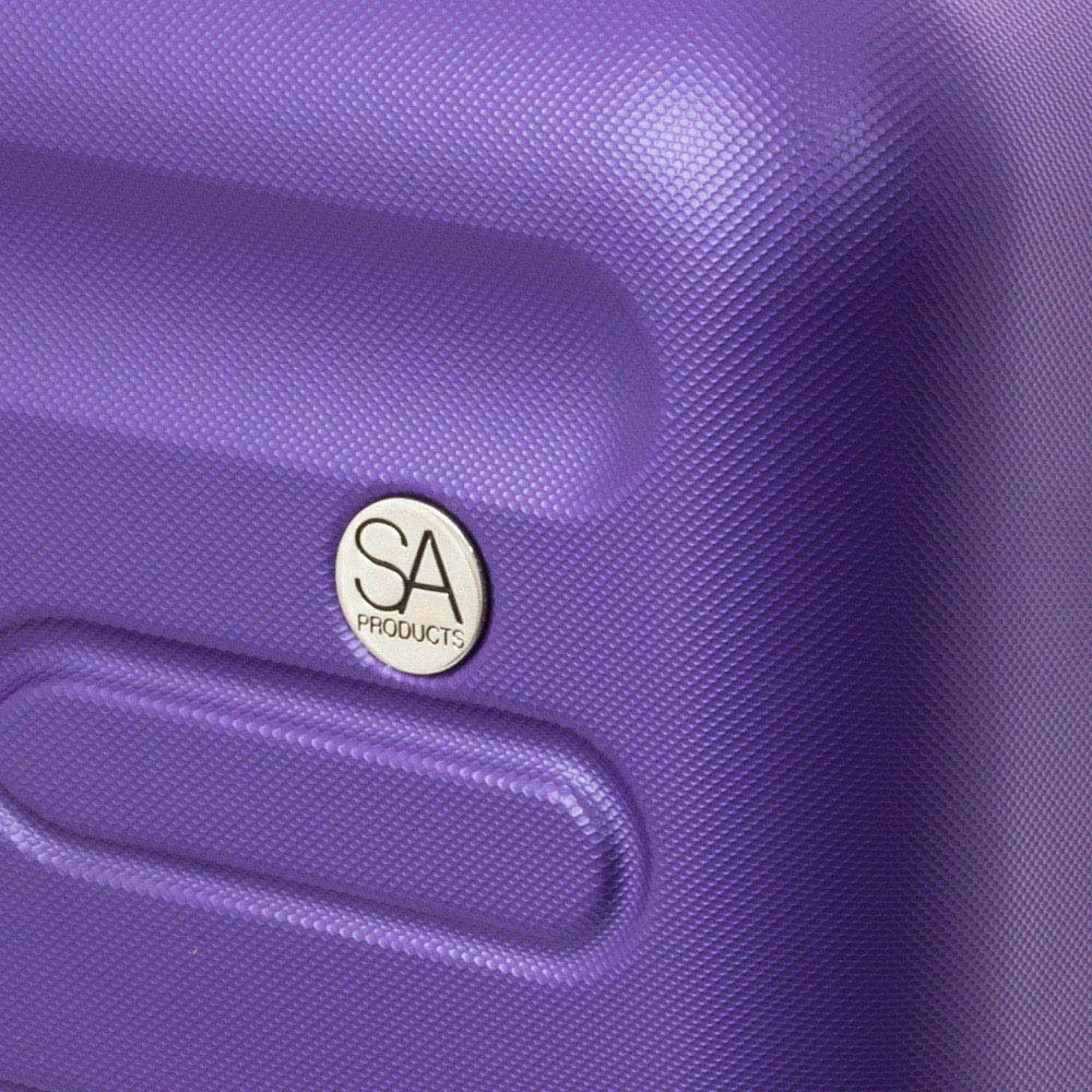 SA Products Purple Carry On Cabin Suitcase 45cm Image 7