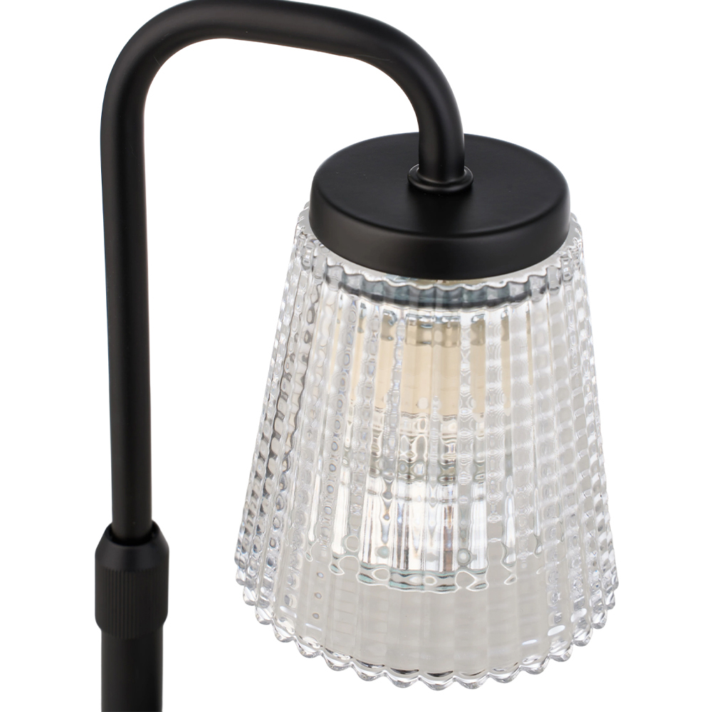 Living and Home Black Height Adjustable Tabletop Candle Warmer Lamp Image 5