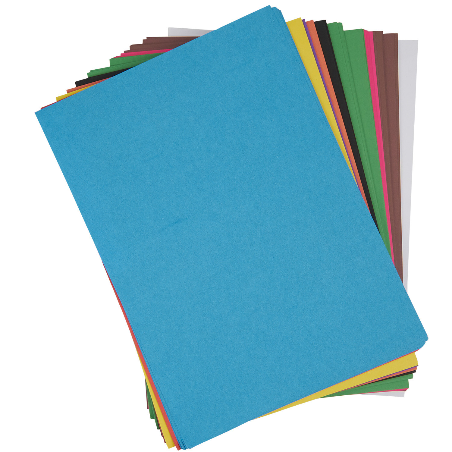 Pack of 100 200gsm Mixed Sheets A4 - Multicolour Image 2