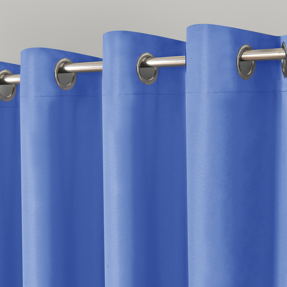Velosso Kassidy Blue Blackout Curtains 168 x 228cm Image 2