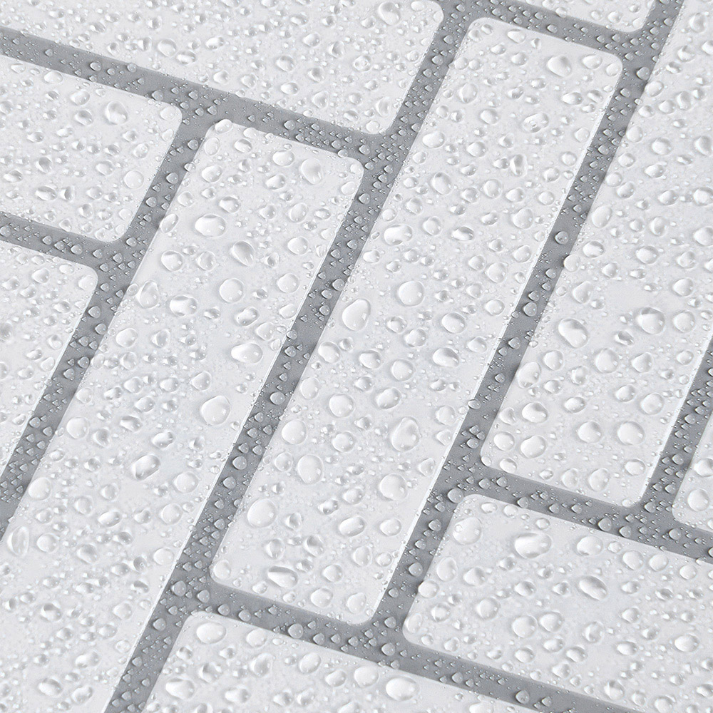 Living and Home White Self Adhesive Wall Sticker 10 Pack Image 6