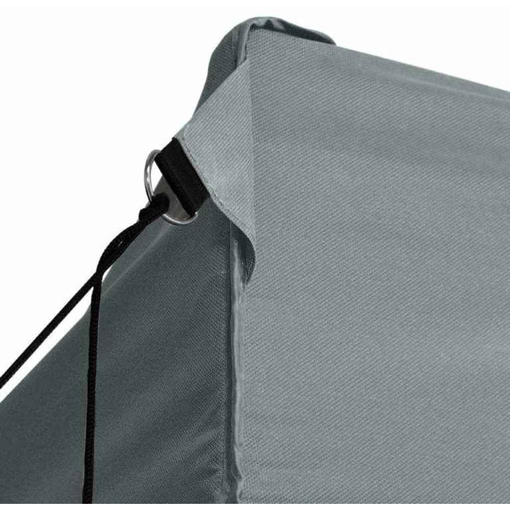 vidaXL 3 x 6m Anthracite Steel Foldable Party Tent with 4 Sidewalls Image 5