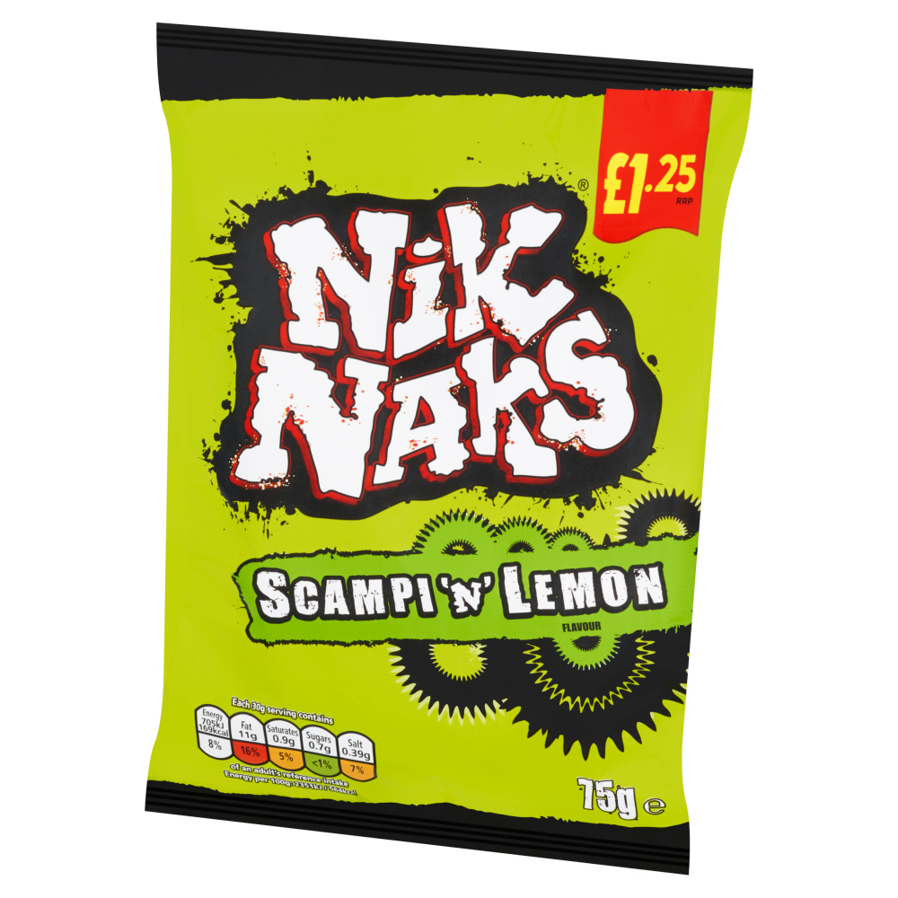 Nik Naks Scampi and Lemon 75g Image 4
