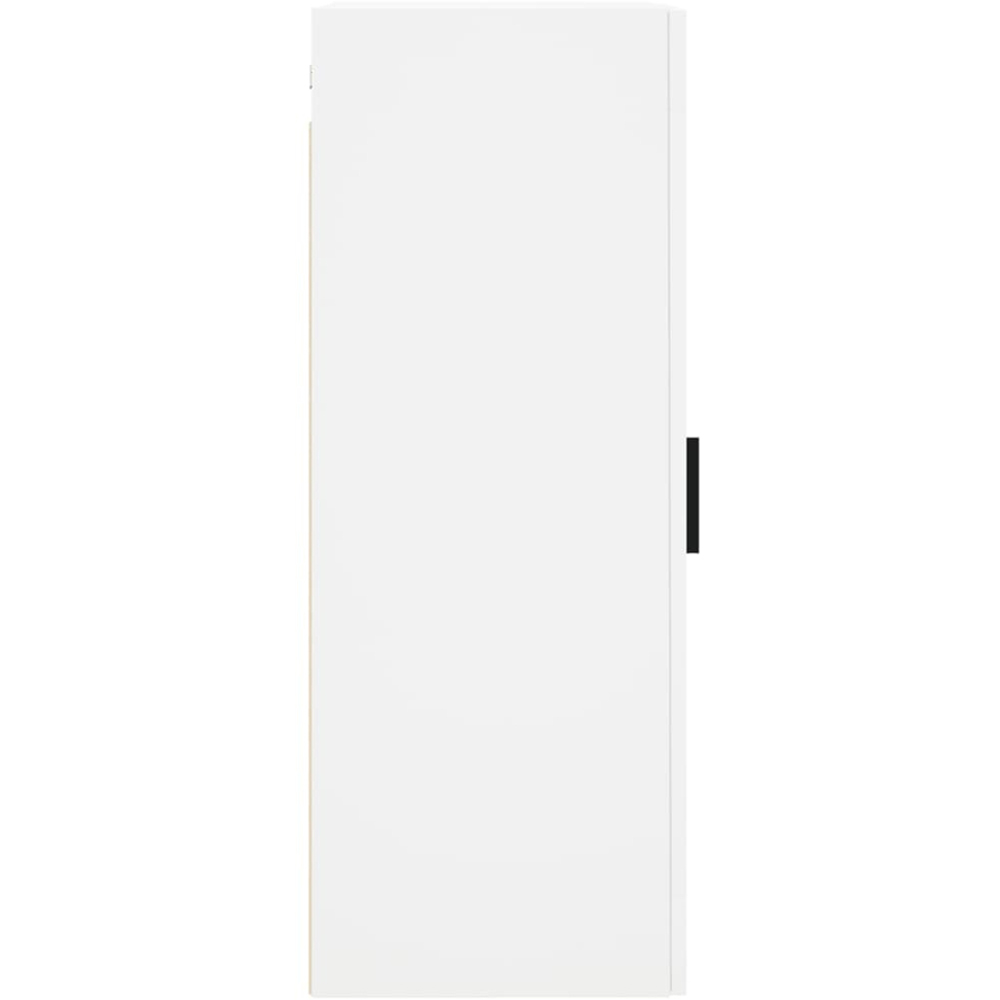 vidaXL Single Door 3 Shelf White Wall Mounted Cabinet Image 8