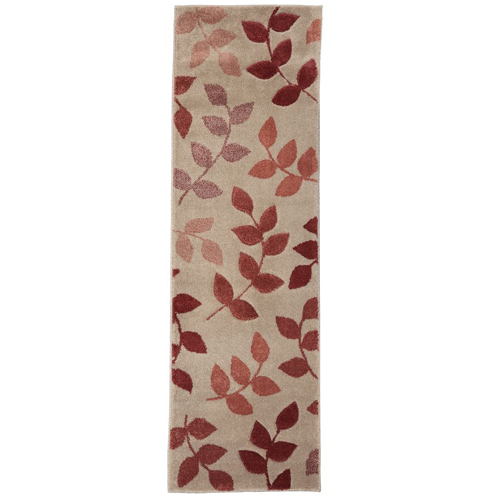 Homemaker Newport Terracotta Leaf Runner 60 x 200cm Image 2