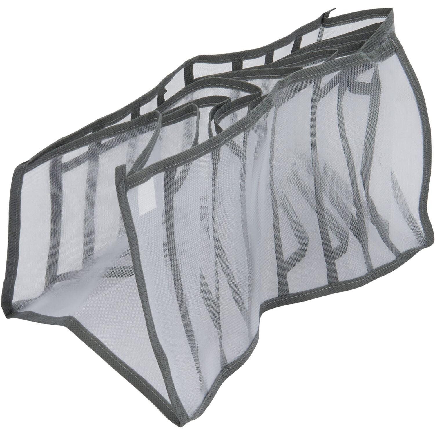 Pack of 2 9 Section Mesh Clothes Organisers Image 1