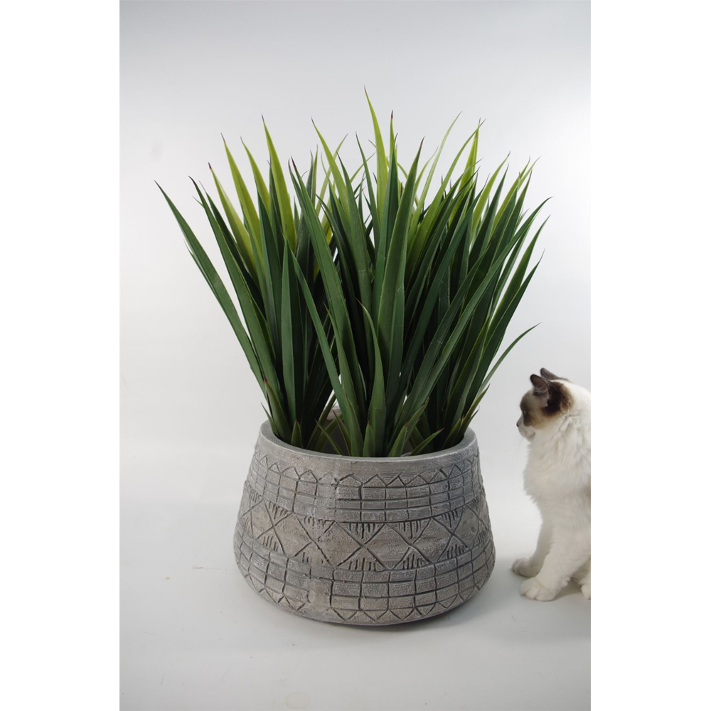 Leaf Composite Embossed Planter 37cm Image 6