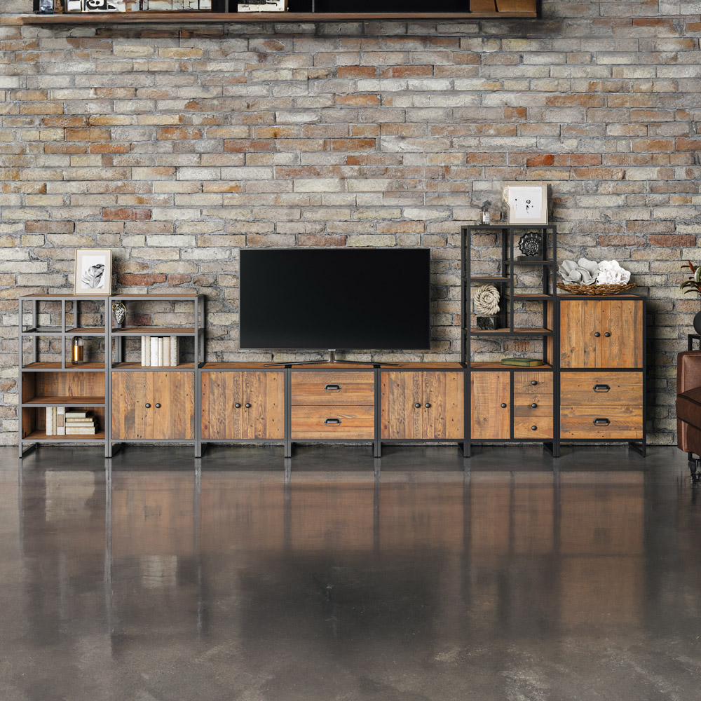 Baumhaus Ooki 2 Door 2 Self Modular Medium Cupboard Image 6