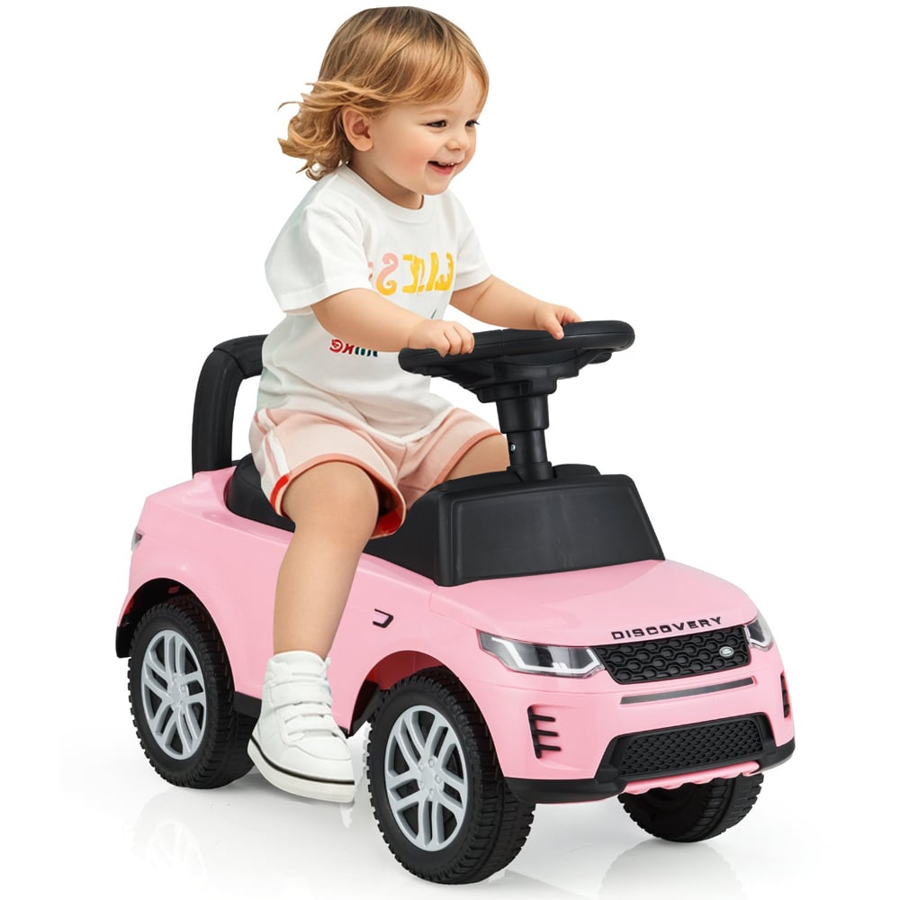 Costway Kids Pink Foot to Floor Sliding Ride On Push Car Image 3