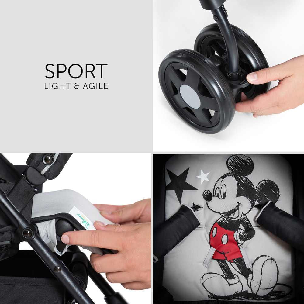 hauck Sport Disney Mickey Stars Baby Pushchair Stroller Image 6