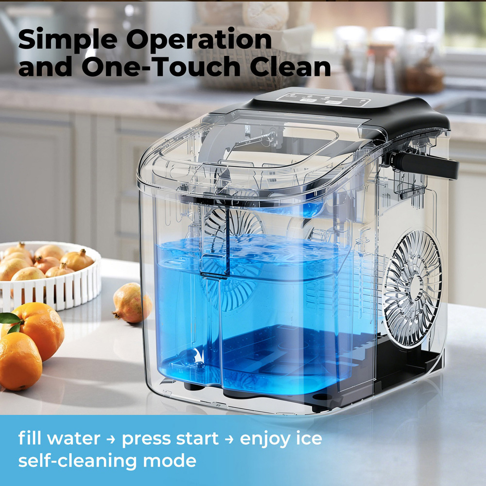 Spector ICE1005-12KG-BK-UK Countertop Ice Maker Machine 100W Image 5