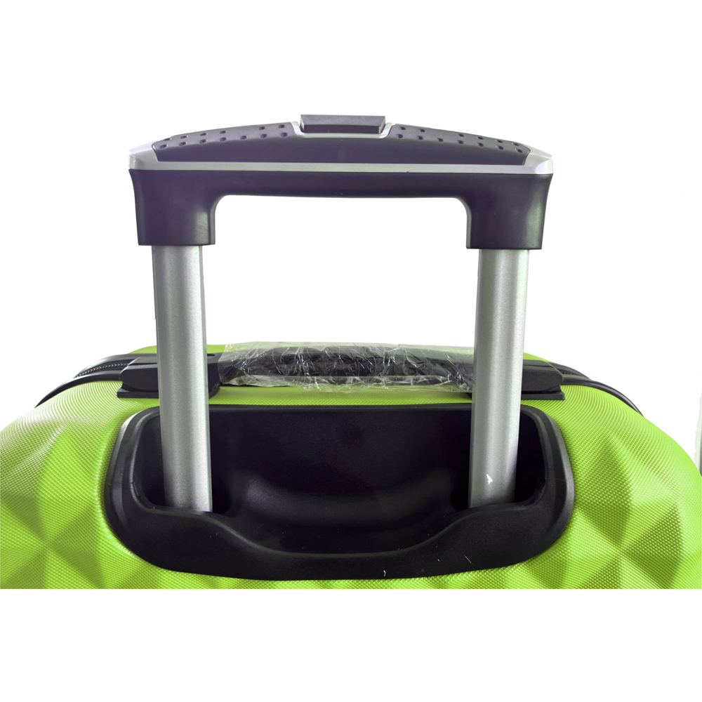 Groundlevel 4 Wheel Diamond Set of 3 Green Luggage Suitcase Image 8