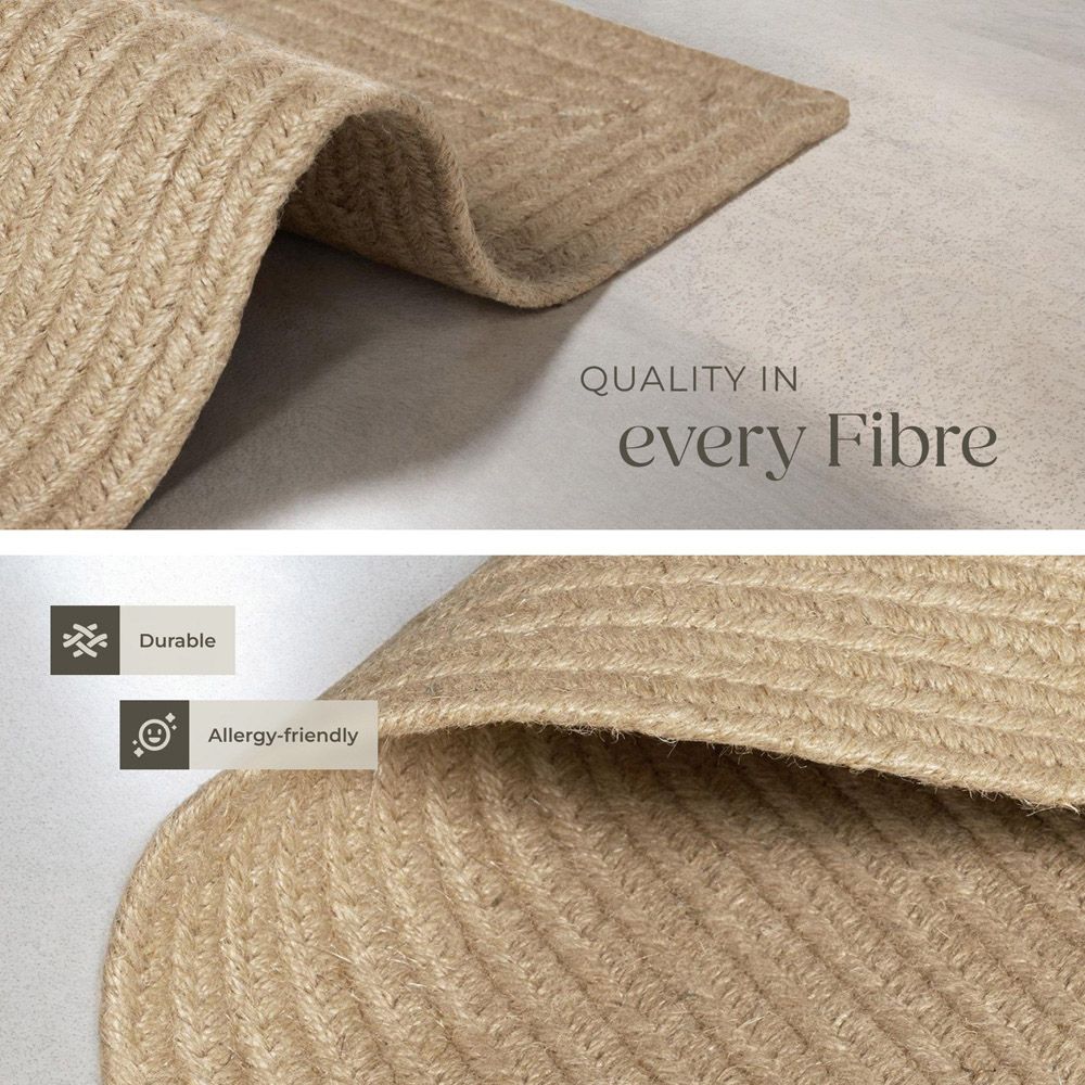 tectake Easy Care Woven Rug 90 x 60 x 0.5cm Image 5