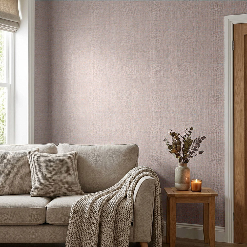 Adeline Texture Wallpaper Taupe Image 1