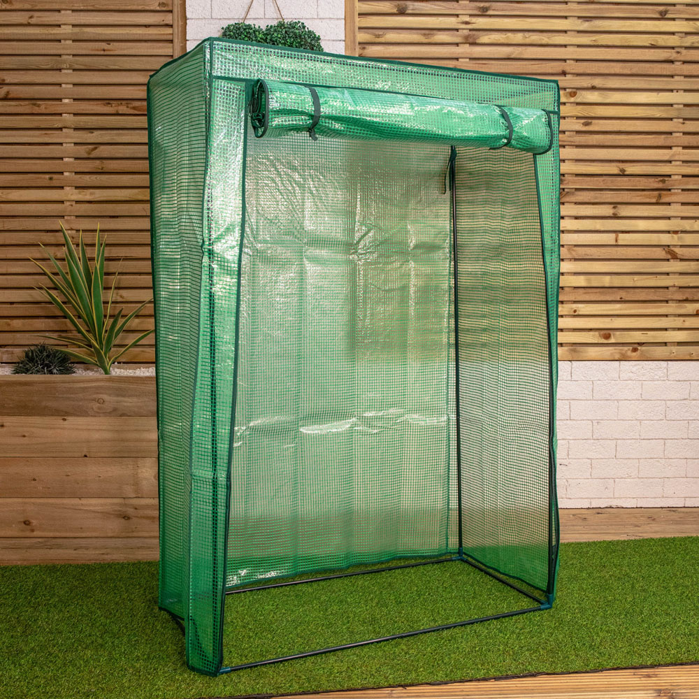 Samuel Alexander 1.50 x 1m Steel Frame Outdoor Tomato Greenhouse with Protective PE Cover Image 3