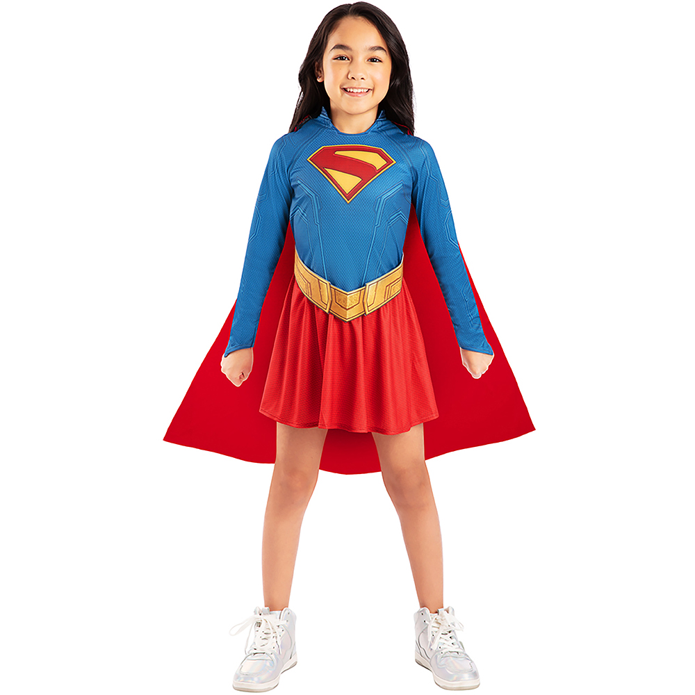 Supergirl Kids Costume 9-10 Years Image 7