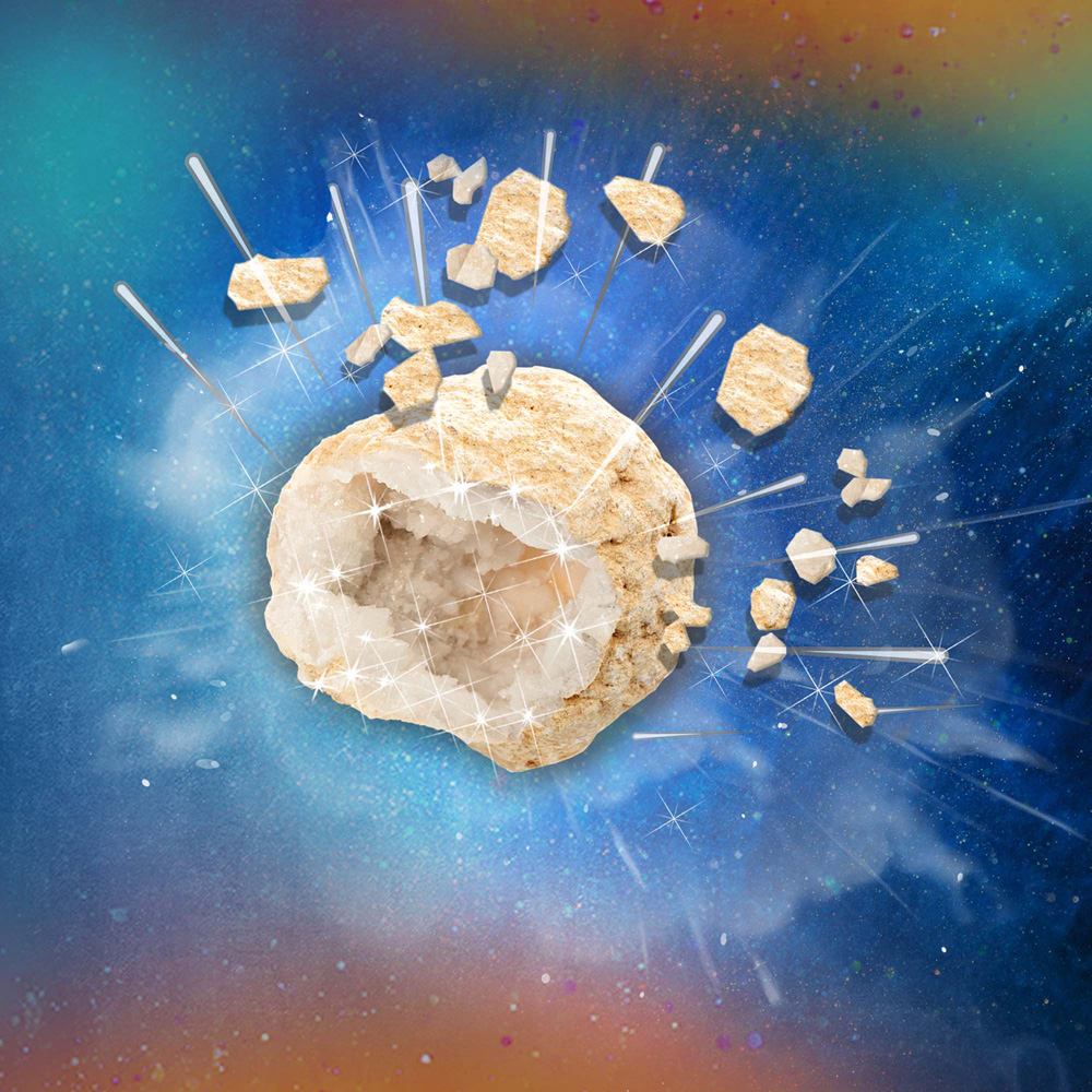 SES Creative Explore Break Open Geodes Kit Image 3