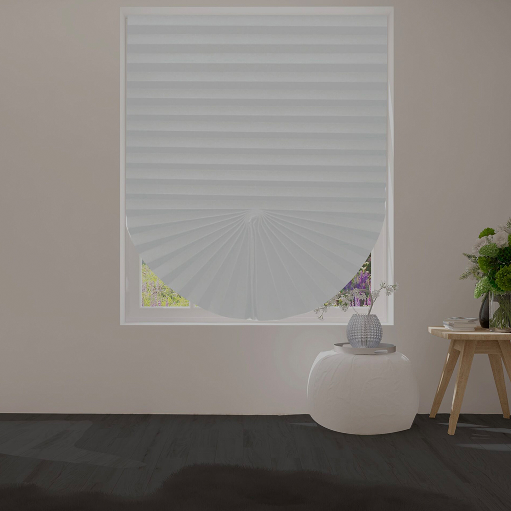 Caecus Self Adhesive Pleated Blind White 90 x 150cm 6 Pack Image 3