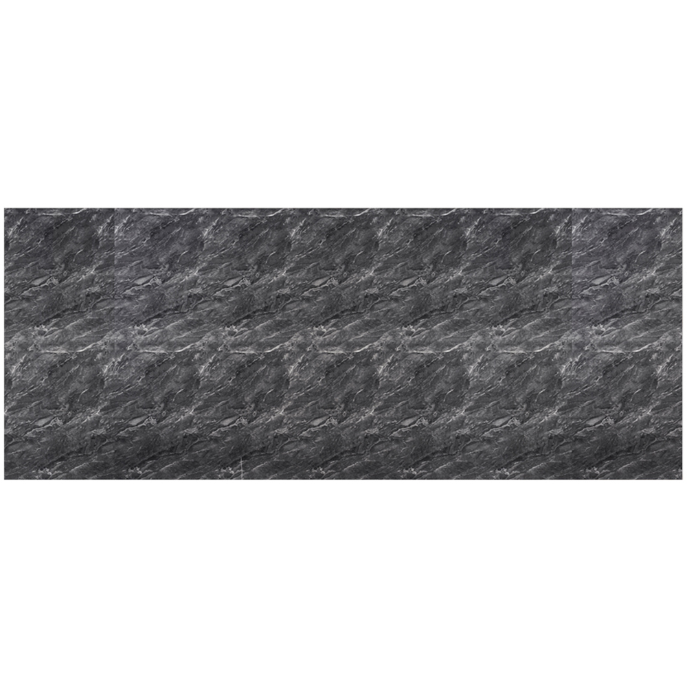 Living and Home Marble Pattern Dark Grey Self-Adhesive Marble Wall Tile Sticker Image 2