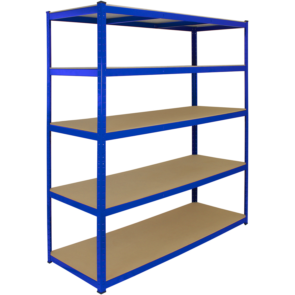 Monster Racking T-Rax Strong Storage Blue Shelf 120cm 3 Pack Image 2
