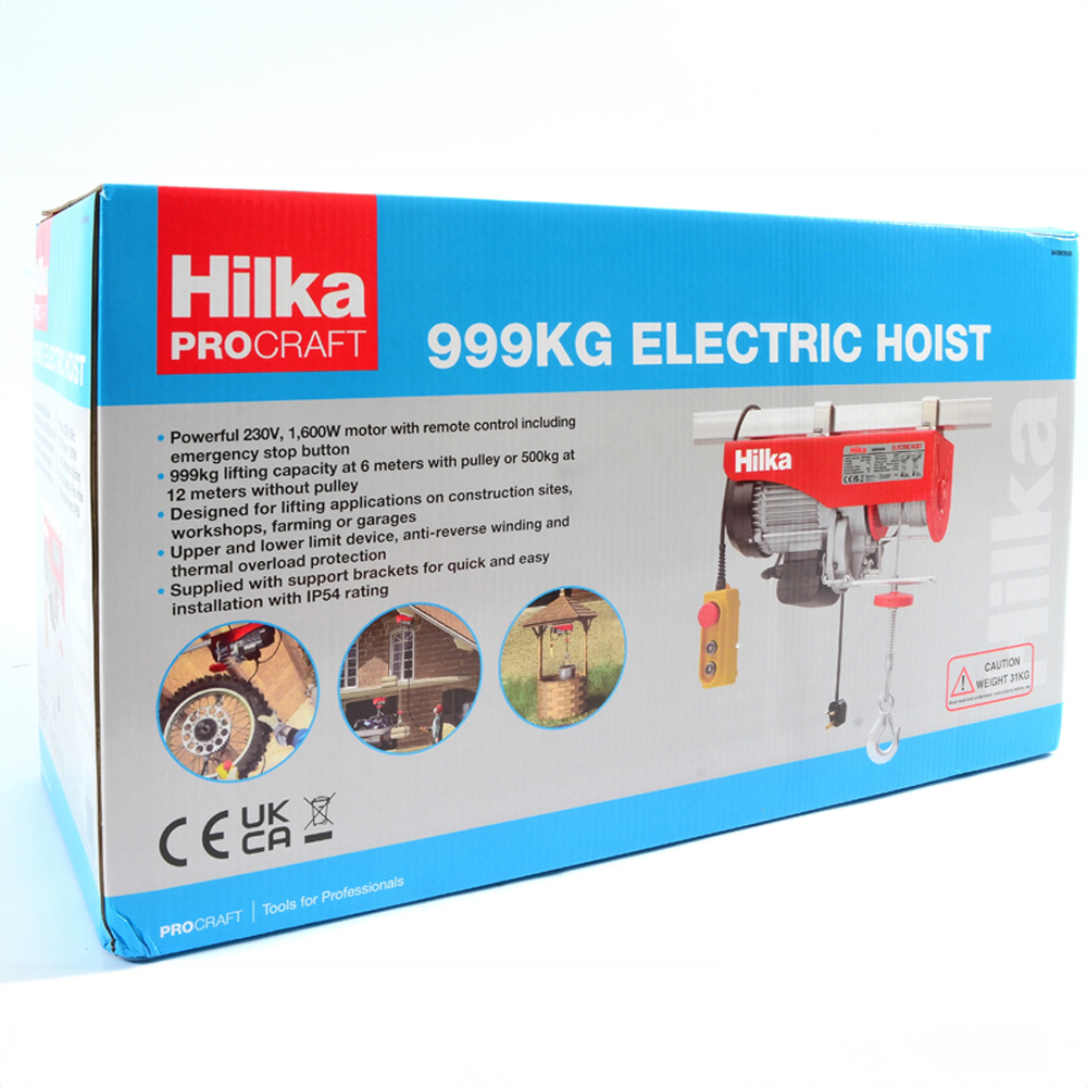 Hilka Electric Hoist 999Kg Image 9