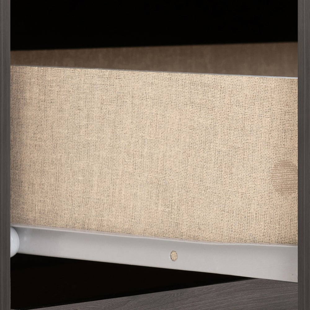 Seconique Nevada 5 Drawer Black Wood Grain Narrow Chest of Drawers Image 5