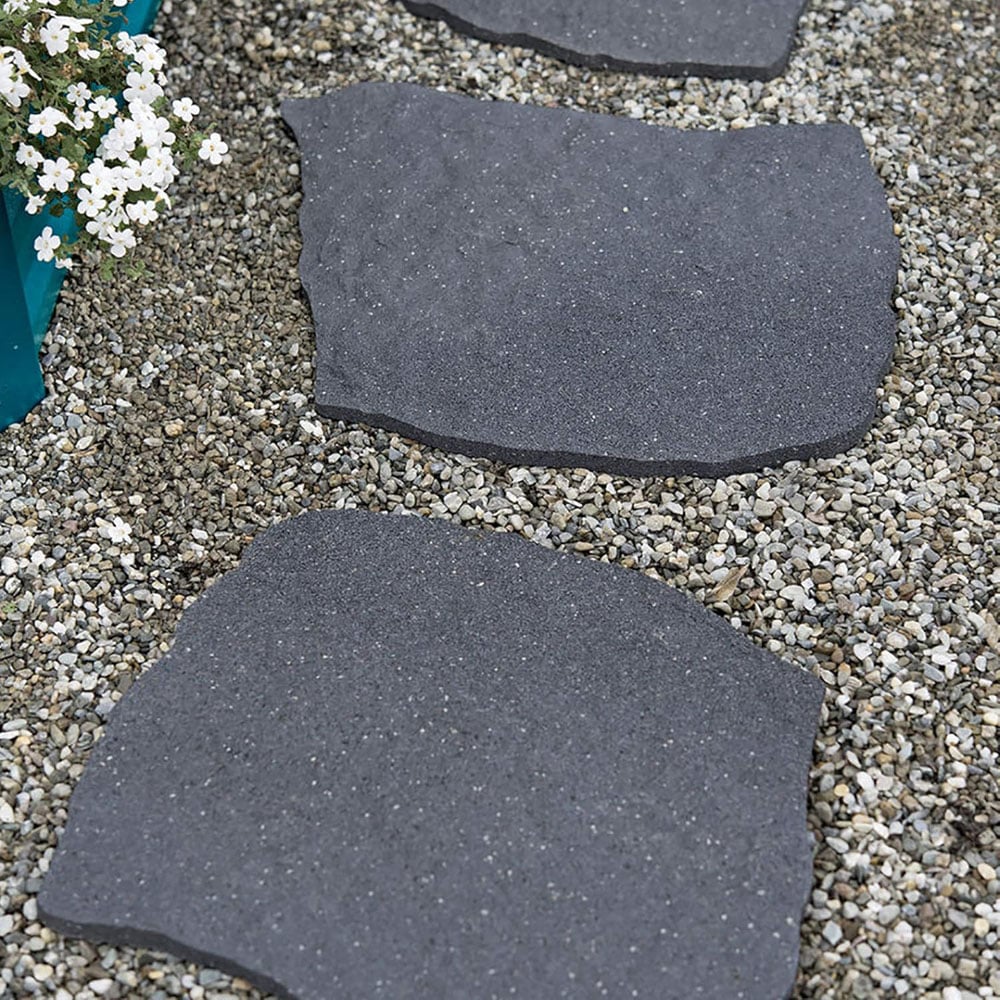 Primeur 38 x 58cm Natural Grey Reversible Stepping Stone 12 Pack Image 2