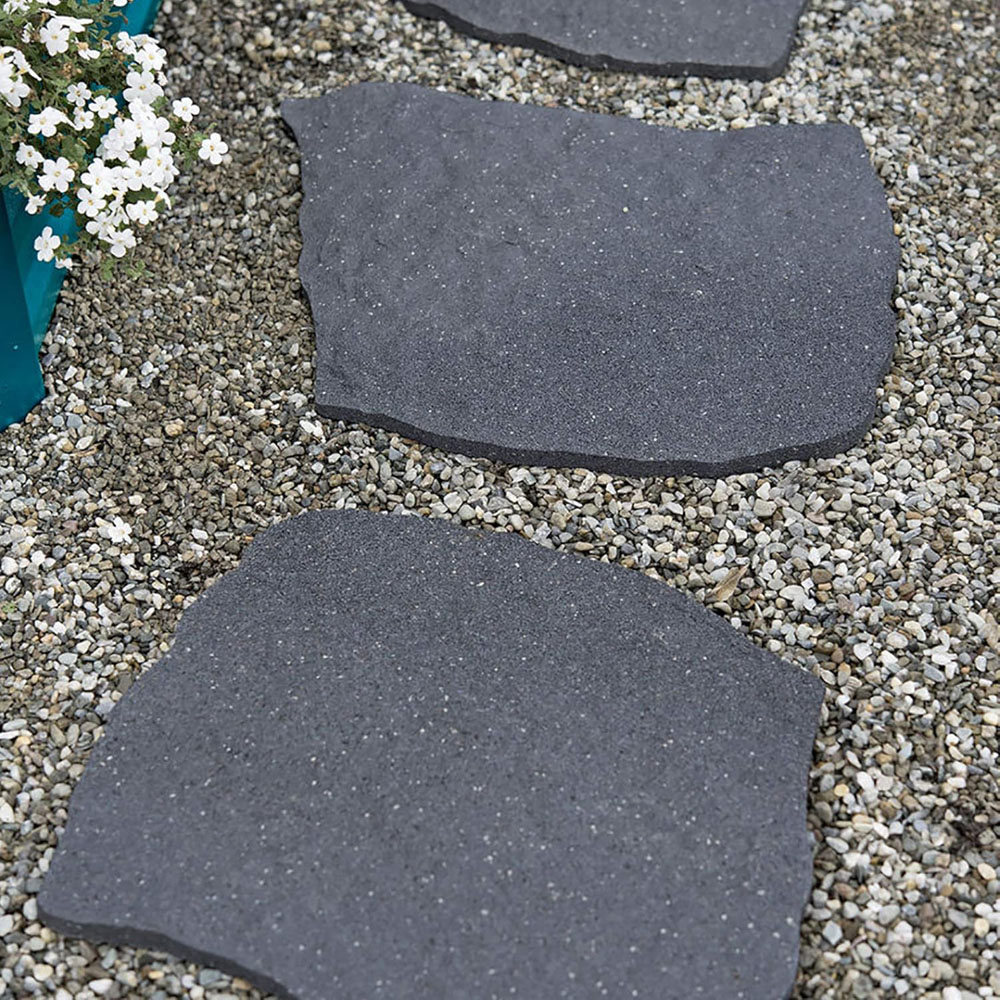 Primeur 38 x 58cm Natural Grey Reversible Stepping Stone 2 Pack Image 2
