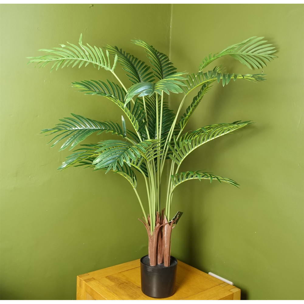 Botanik Areca Palm Artificial Tree in Pot 4ft Image 2