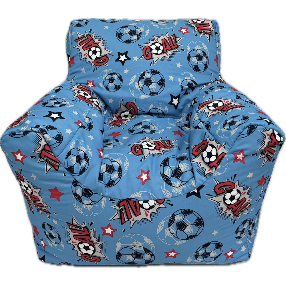 Kaikoo Blue Goal Print Funzee Bean Bag Chair Image 3
