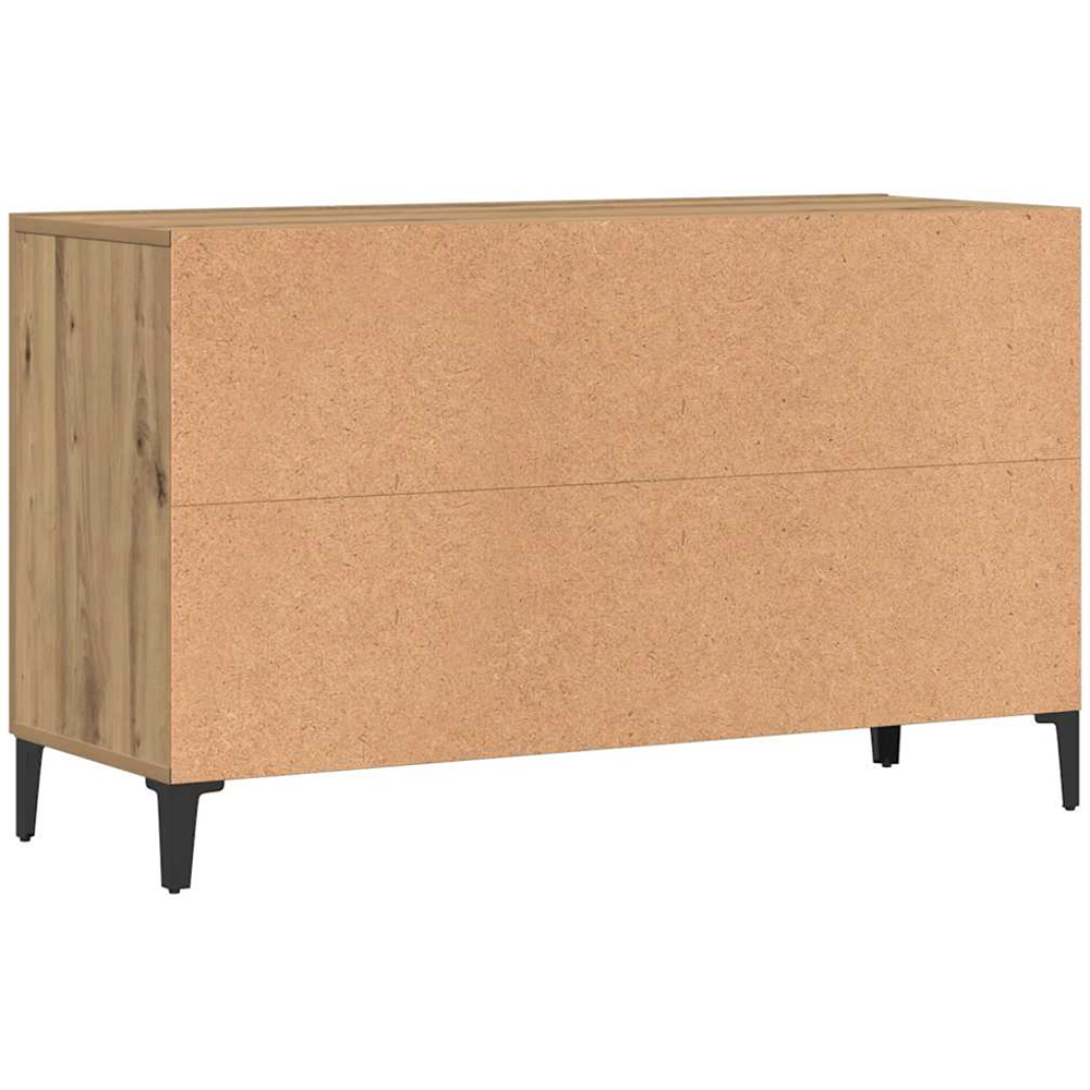 vidaXL 2 Door 2 Drawer Artisan Oak Sideboard Image 7