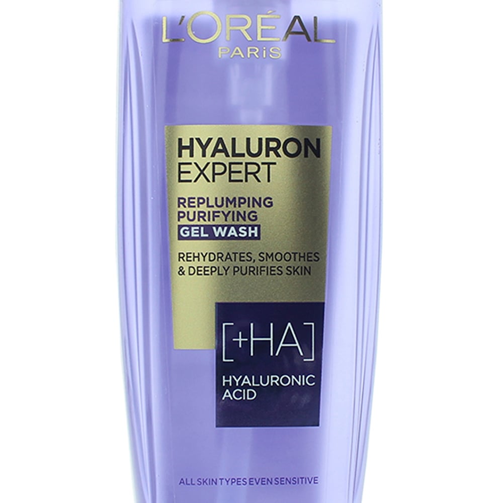 L'Oreal Hyaluron Expert Replumping Purifying Gel Wash 200ml Image 2