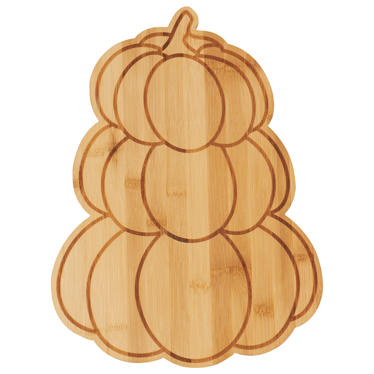 Bamboo Pumpkin Board - Natural Image 2