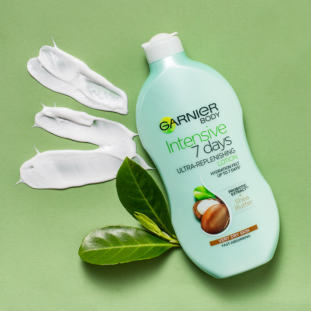 Garnier Intensive 7 Days Shea Butter and Probiotic Extract Body Lotion 400ml Image 2
