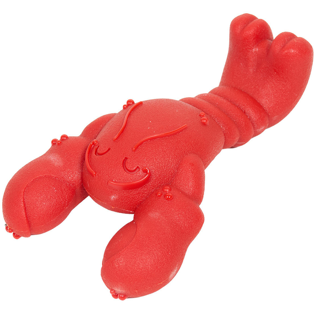 Nylabone Lobster Filet Mignon Dog Chew Toy Orange Image 4