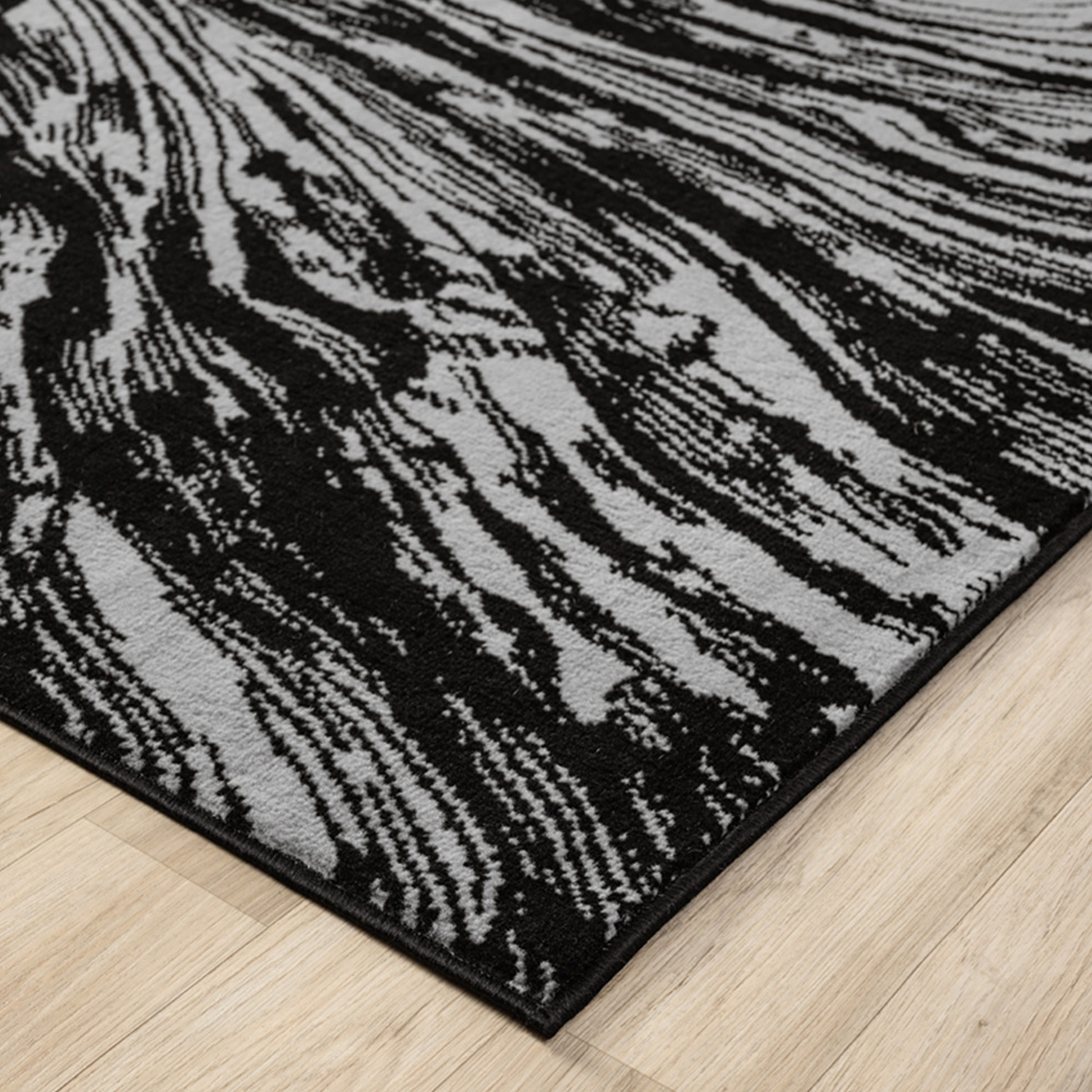 Desire Rugs Obsidian Grey Whirlpool Rug 120 x 170cm Image 5