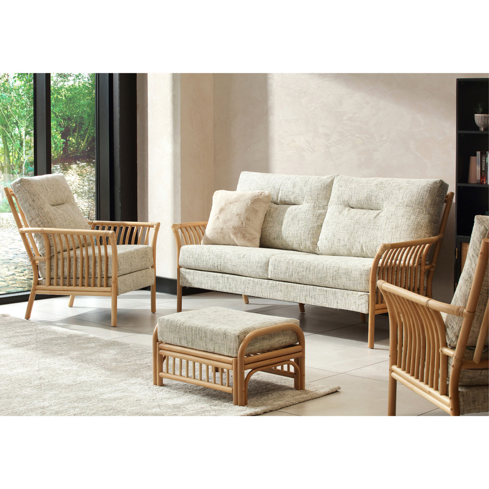 Desser Solo 5 Seater Natural Rattan Apple Crumble Sofa Set Image 7