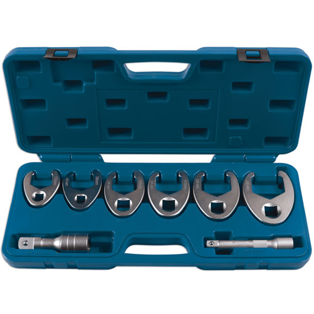 Laser 7476 8 Piece 1/2 inch and 3/4 inch D Crows Foot Wrench Set Image 2