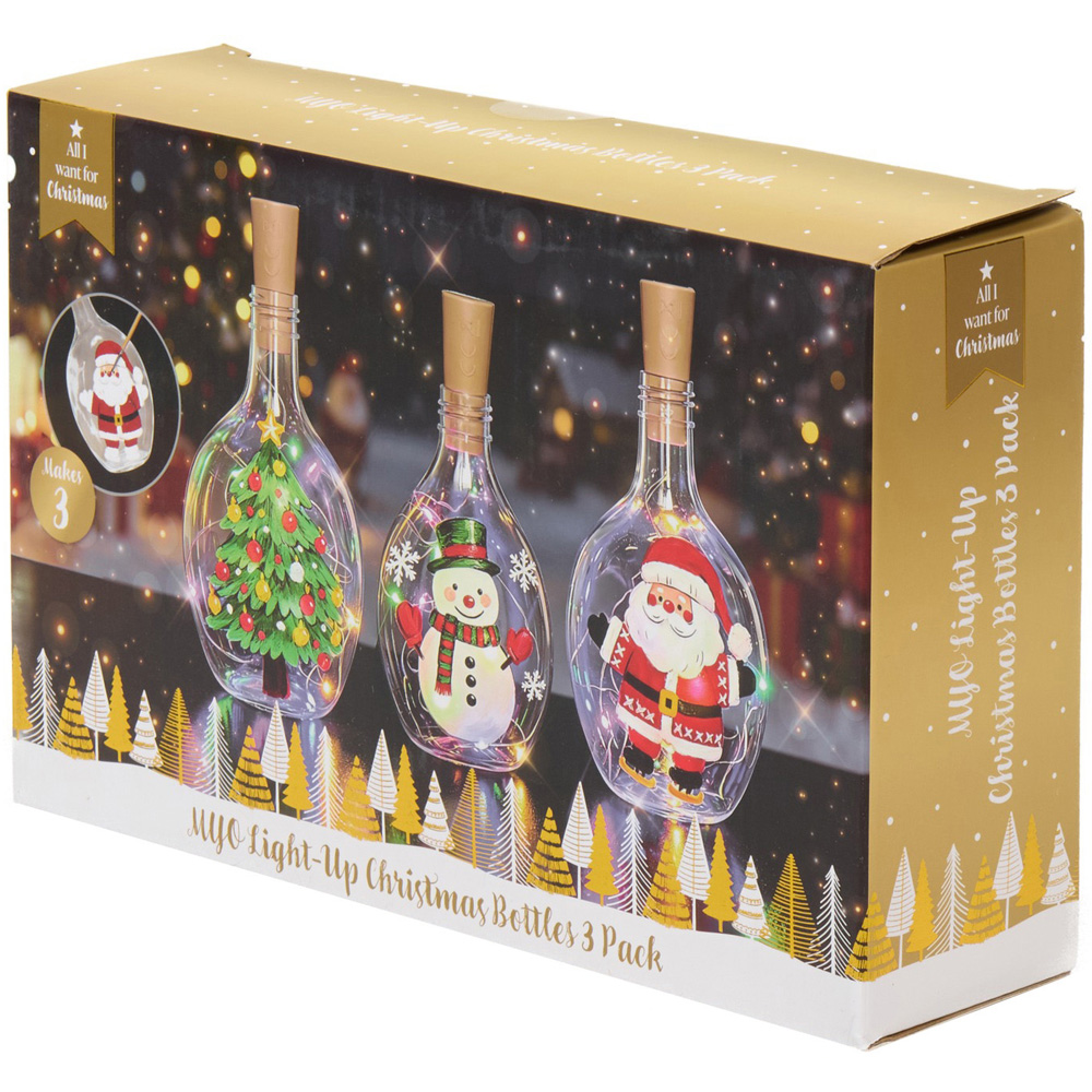 Make Your Own Light-Up Christmas Bottles Kit Image 5